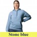 GISF500 SOFTSTYLE MIDWEIGHT FLEECE ADULT HOODIE kapucnis pulóver stone blue